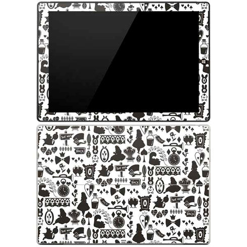 Disney Alice in Wonderland (animated) Silhouette Pattern Surface Pro 3 Skin